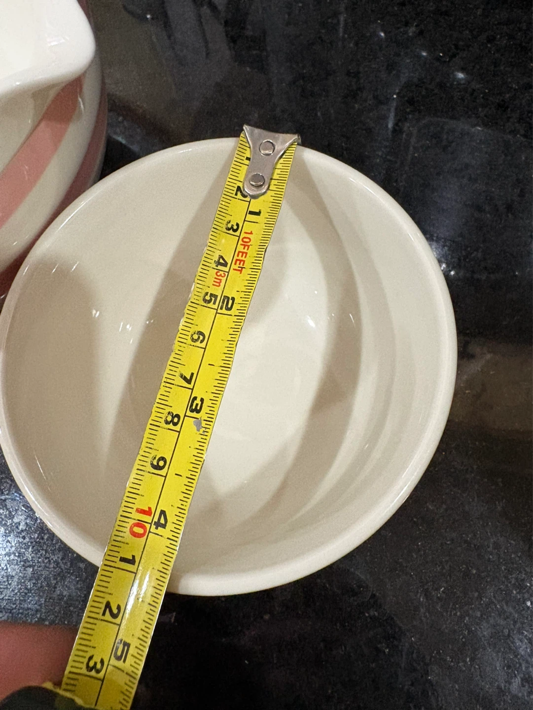 Pink Stripe Mixing Bowl and Small Bowl Set - photo 4