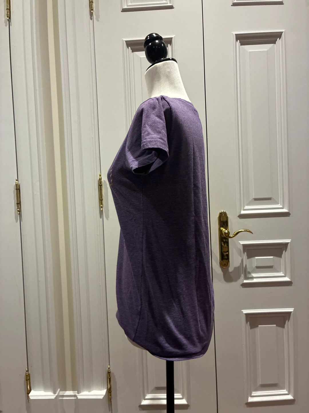 Purple Quebec Canada T-Shirt - photo 3