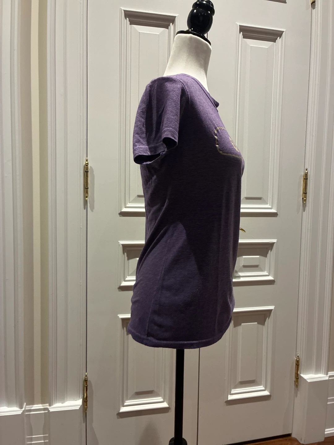 Purple Quebec Canada T-Shirt - photo 4