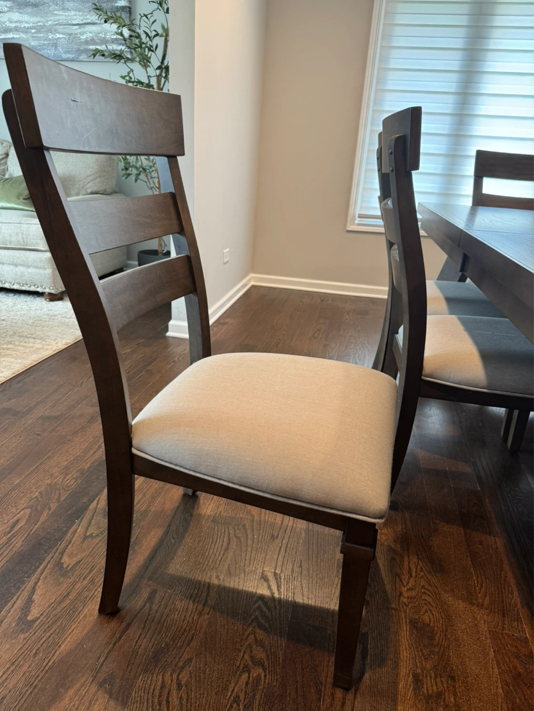 Wooden Dining Table and Chairs Set - photo 2