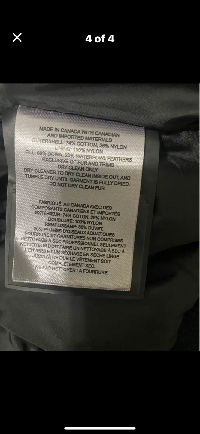 Canada Goose Black Down Puffer Bomber Jacket - photo 3