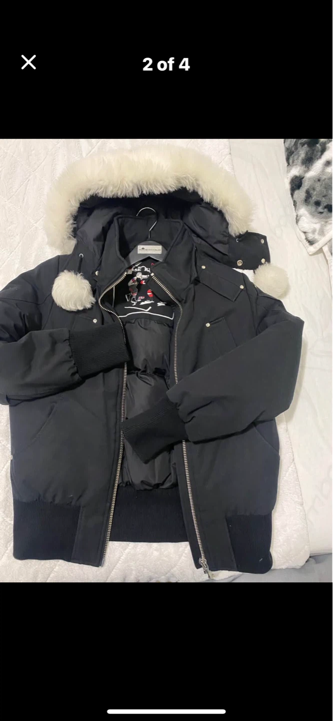 Canada Goose Black Down Puffer Bomber Jacket - photo 2
