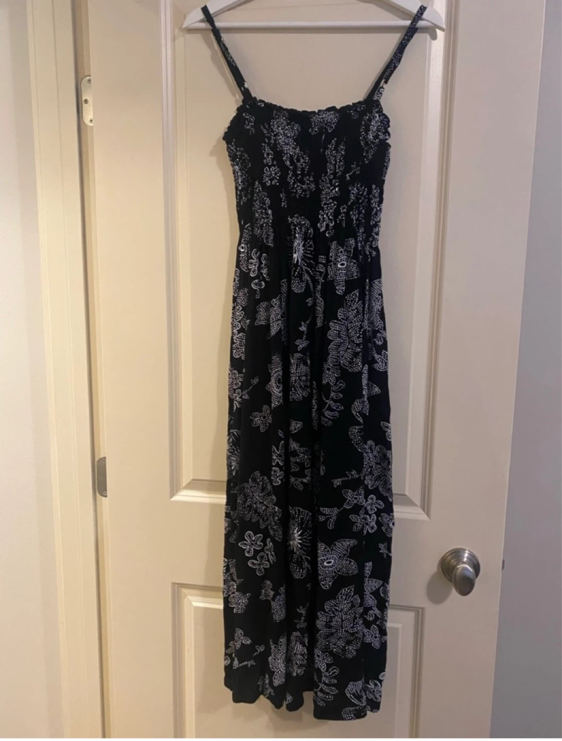 Black Floral Maxi Dress