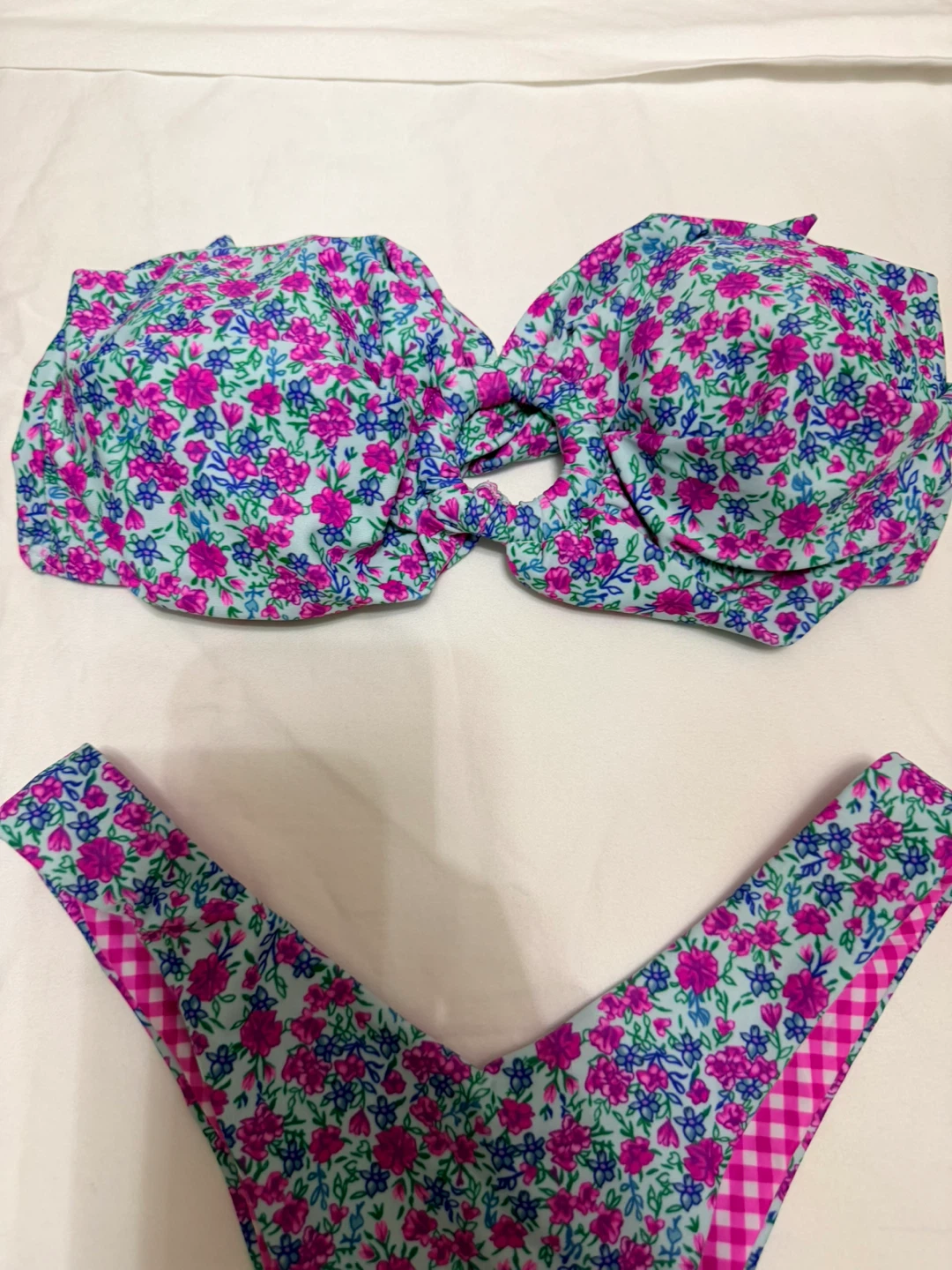 Floral Bandeau Bikini Set - photo 4