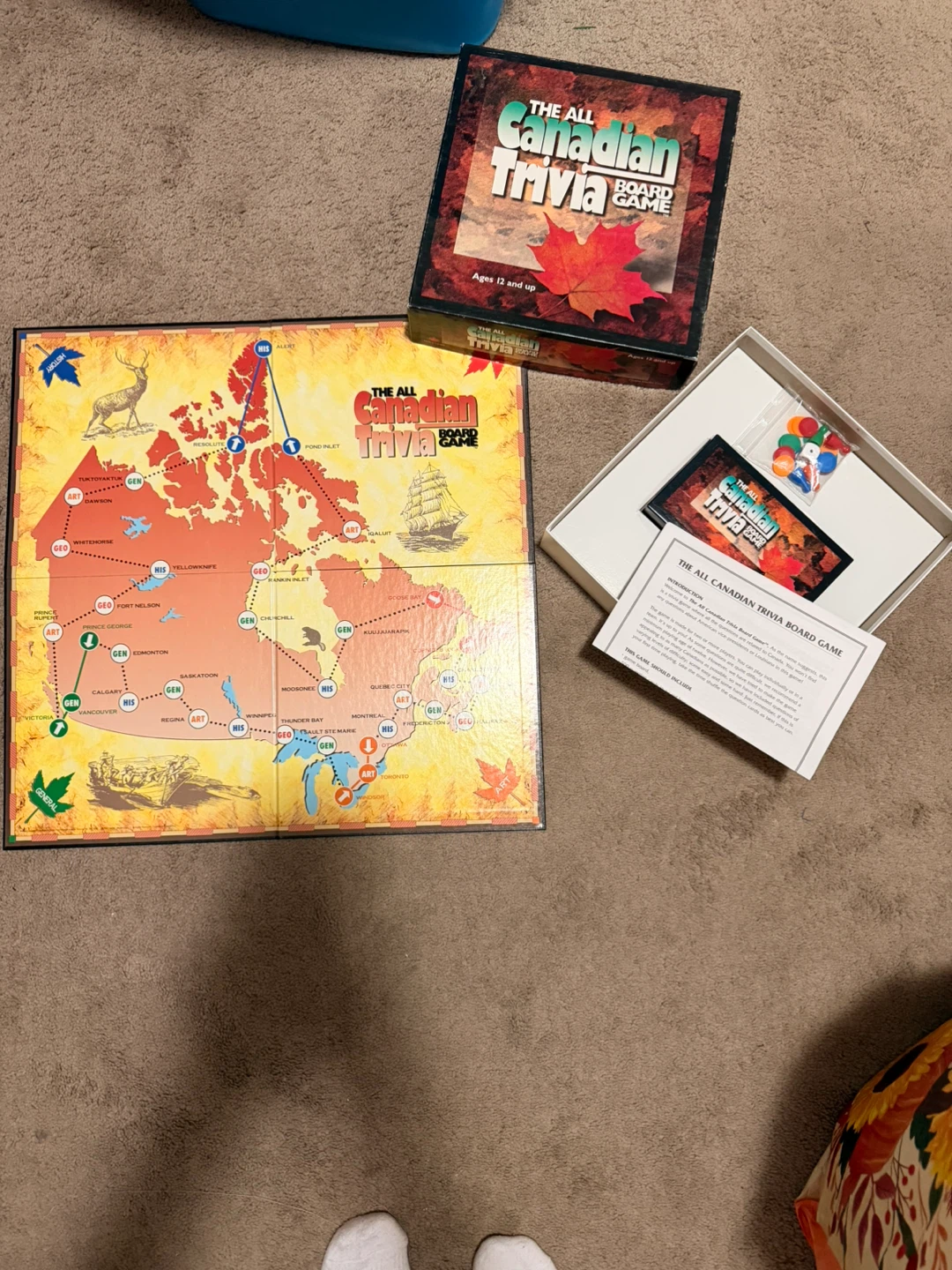 The All Canadian Trivia Board Game - photo 2