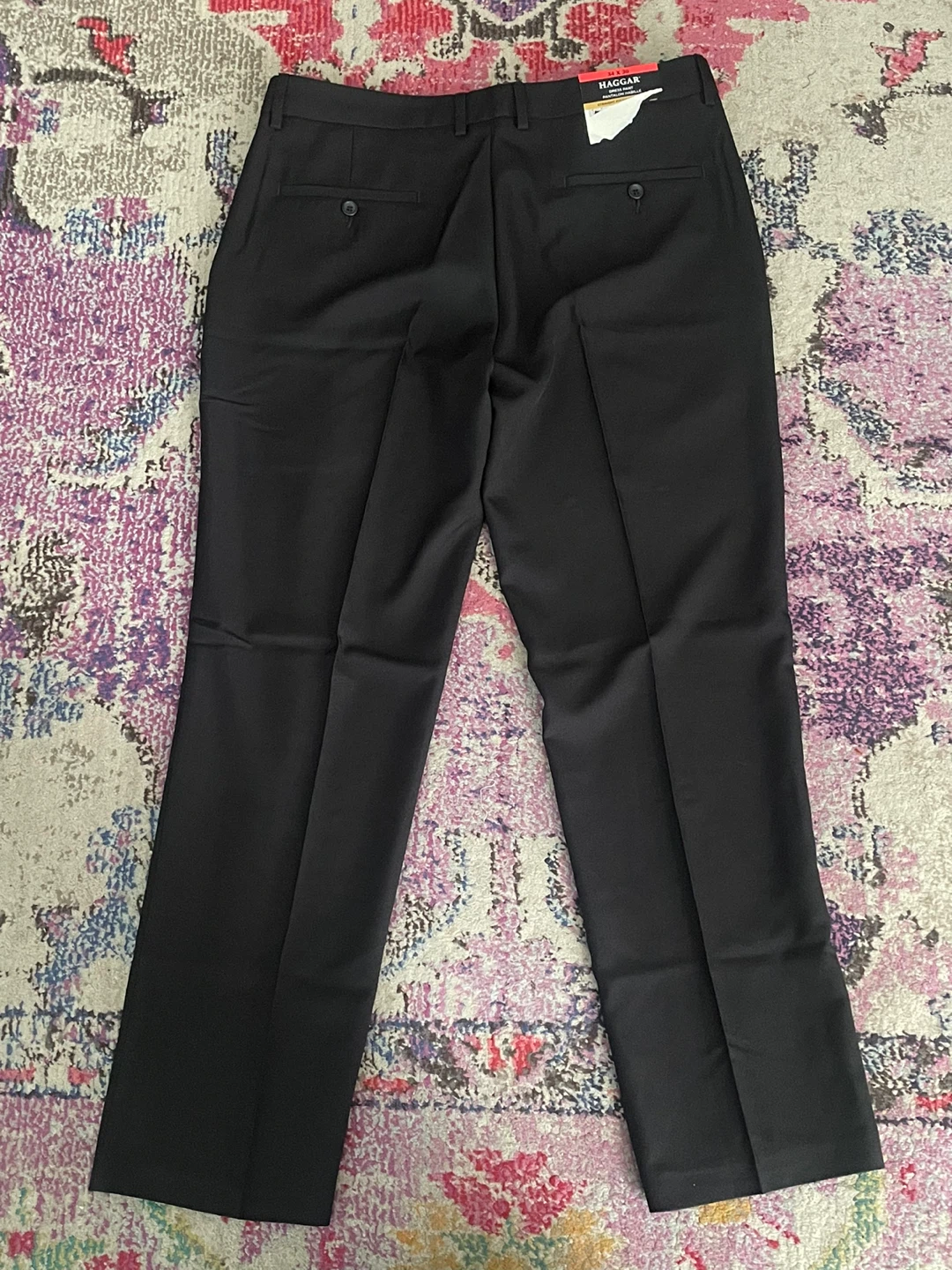 Haggar Men's Black Dress Pants 34x30 - photo 4