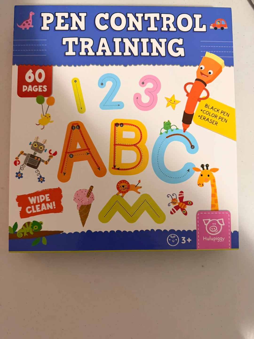 Hulupiggy Pen Control Training Activity Book