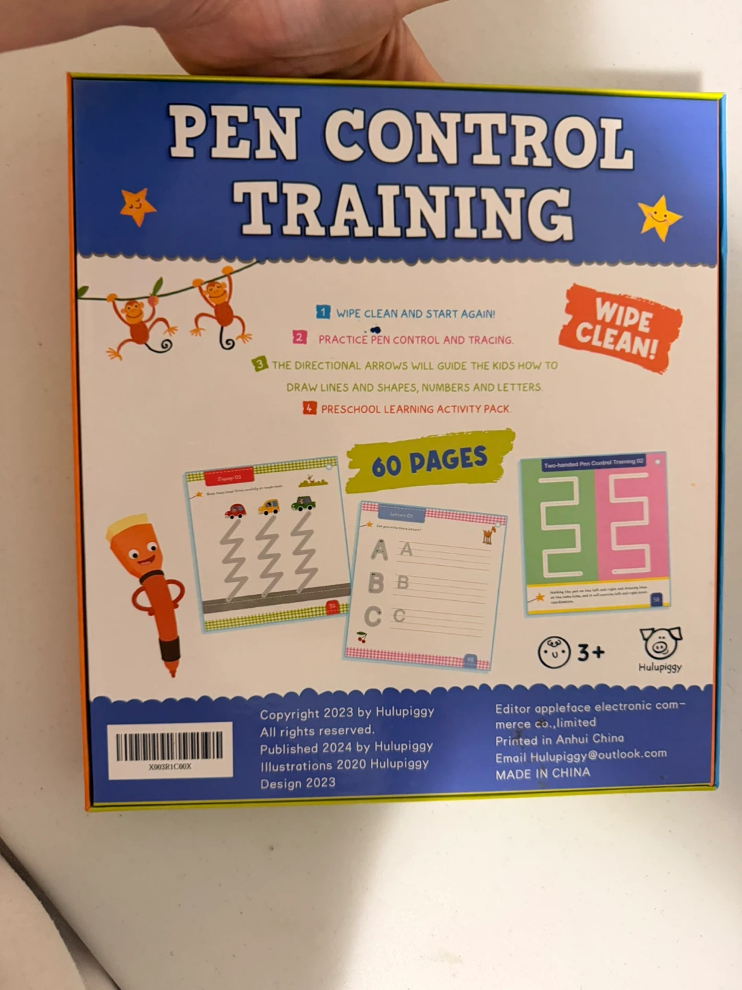 Hulupiggy Pen Control Training Activity Book - photo 2