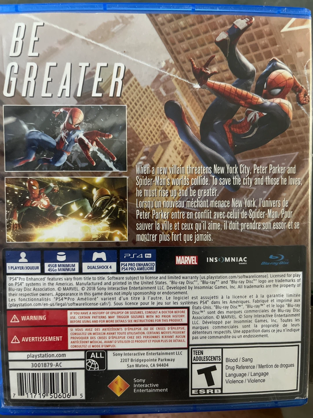 Marvel's Spider-Man PS4 Video Game - photo 4