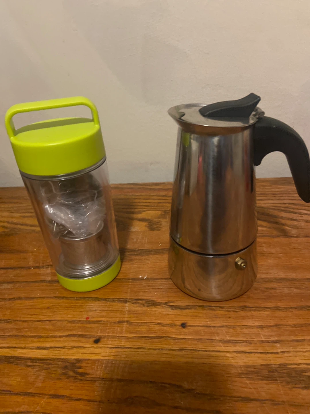 Stainless Steel Moka Pot and Infuser Tumbler