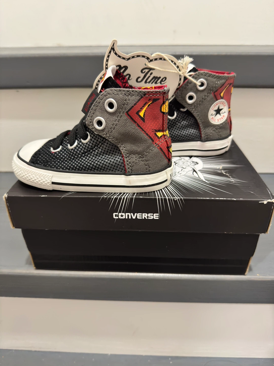 Converse superman chucks infant size 5C shoes BNIB - photo 5