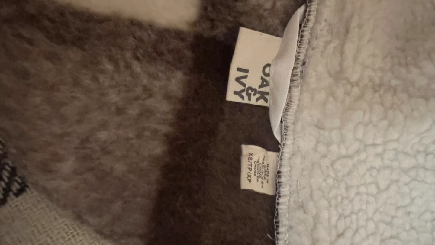 Oak & Ivy Plaid Sherpa Lined Hooded Jacket - photo 3