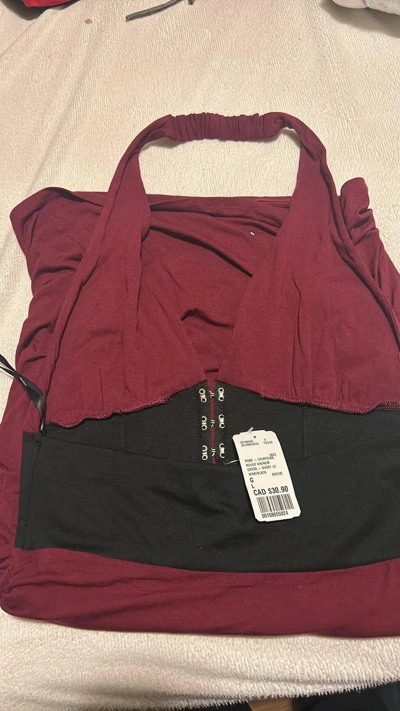 Forever 21 Halter Top with Corset Detail - Size L - photo 2