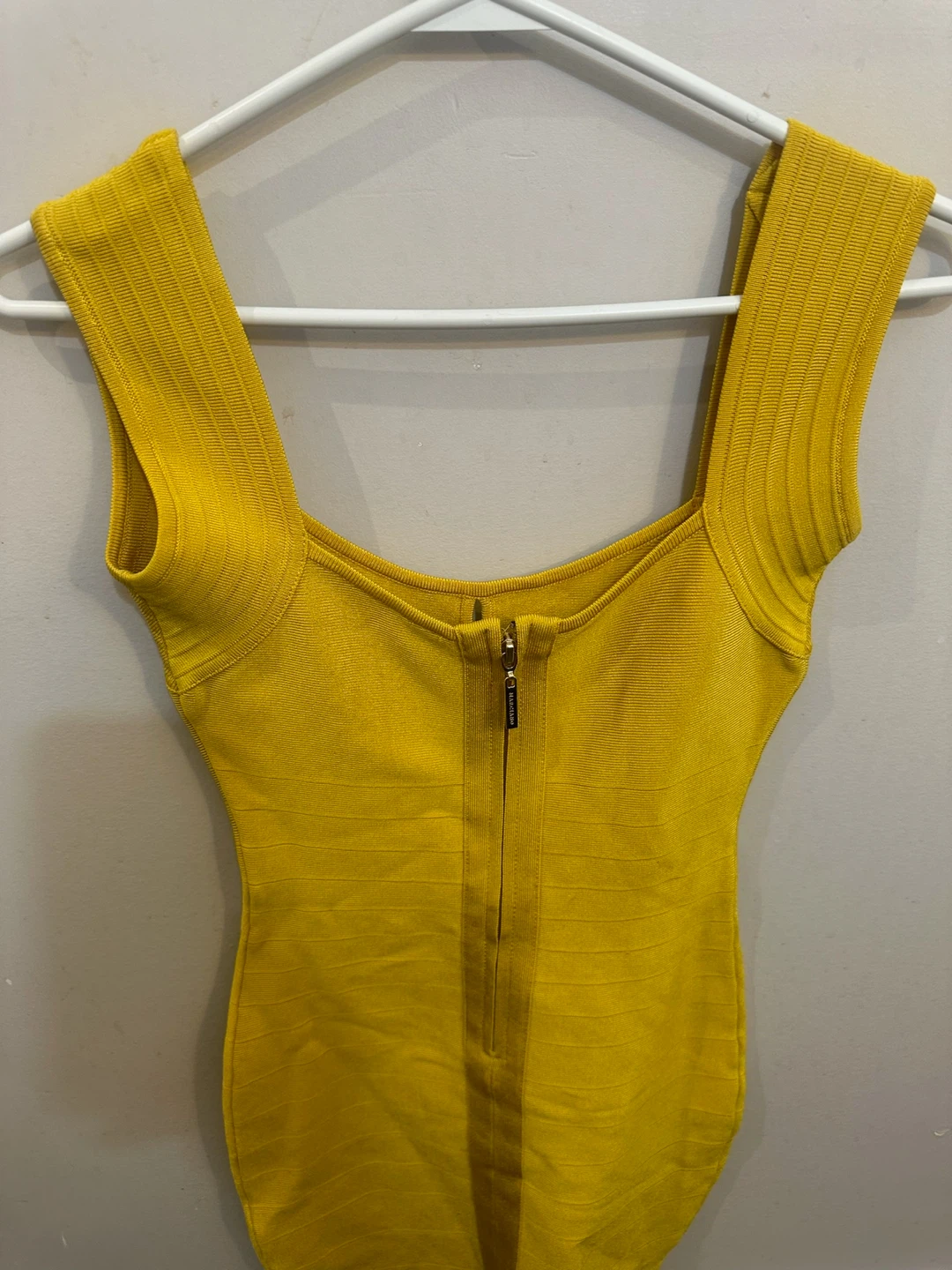 Marciano Yellow Sleeveless Bodycon Dress Xsmall - photo 3