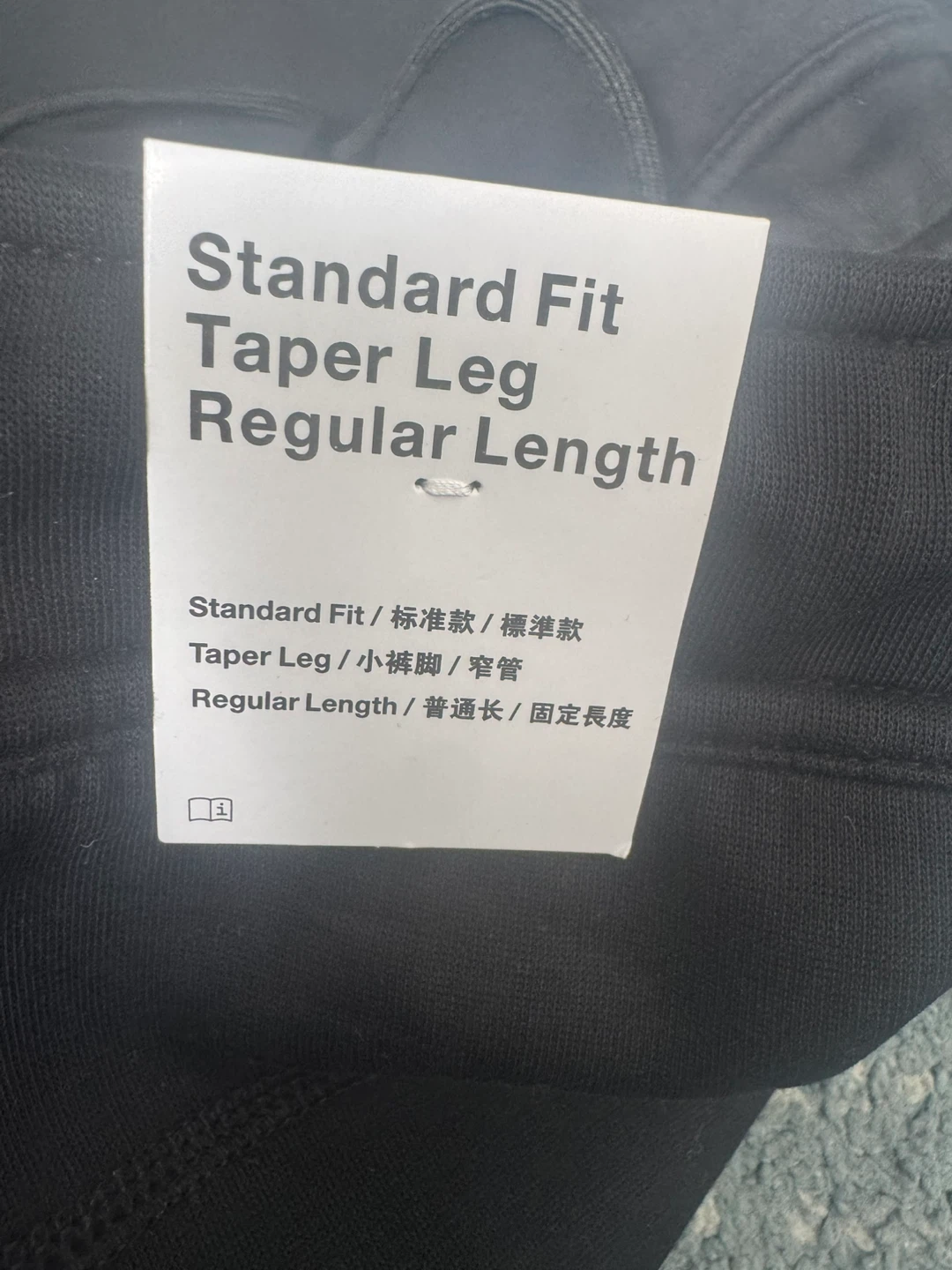 Nike Standard Fit Taper Leg Joggers Black Size M - photo 4
