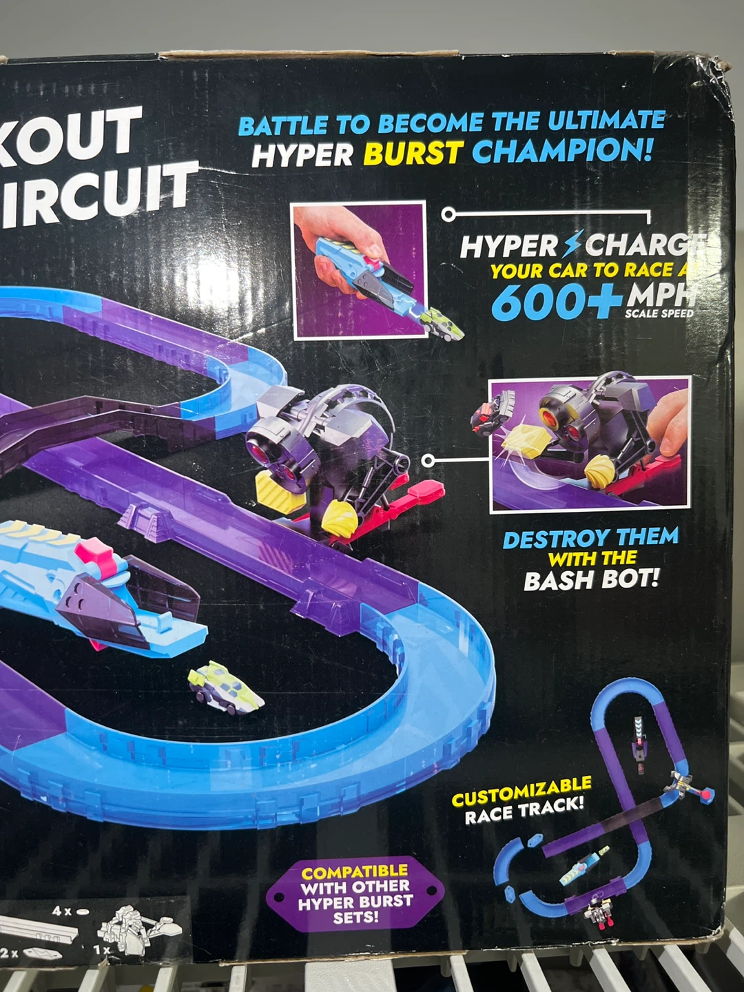 Hyper Burst Shockout Circuit Race Track Set - photo 2