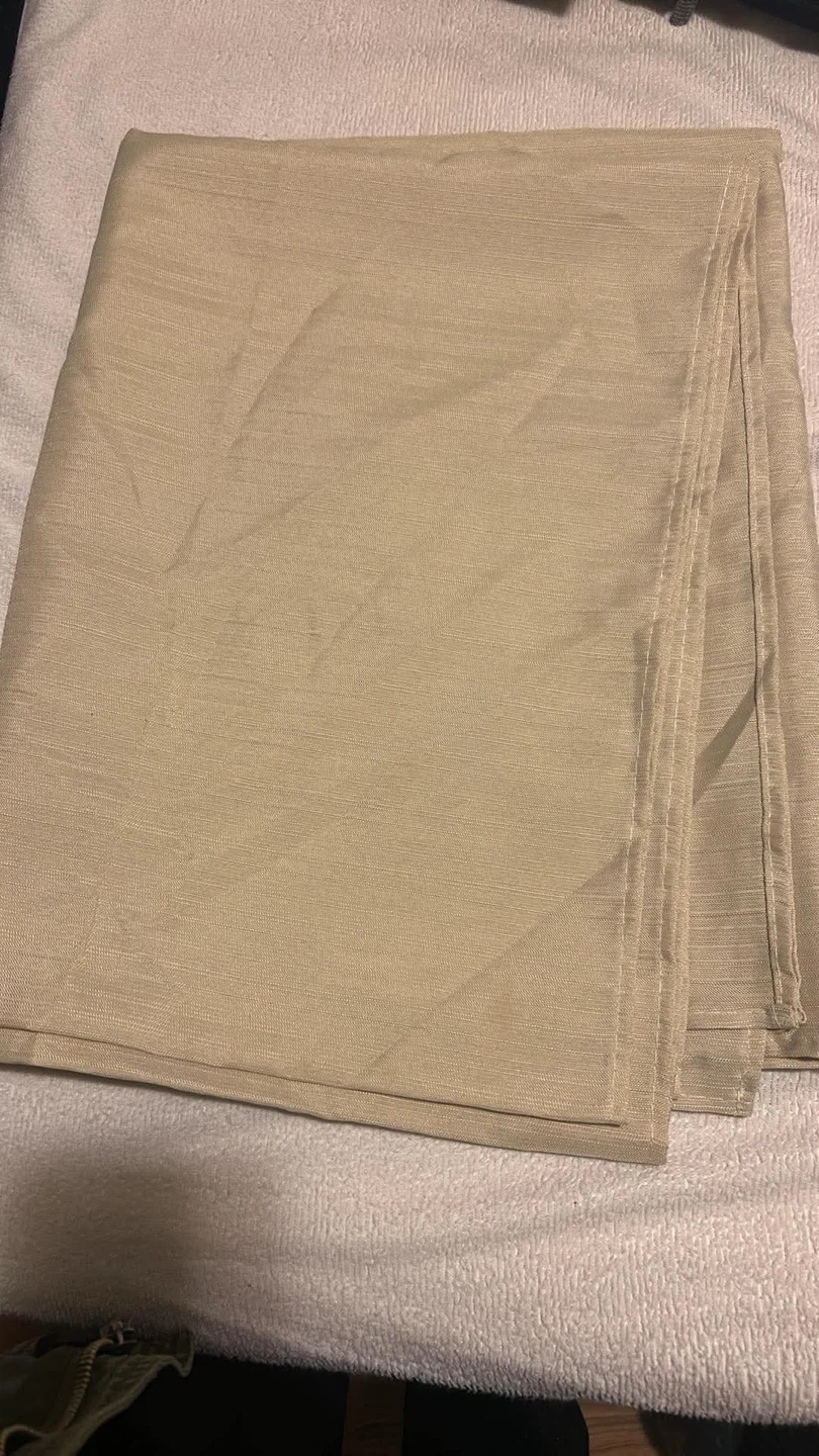 Tan Fabric Tablecloth 4” by 5”