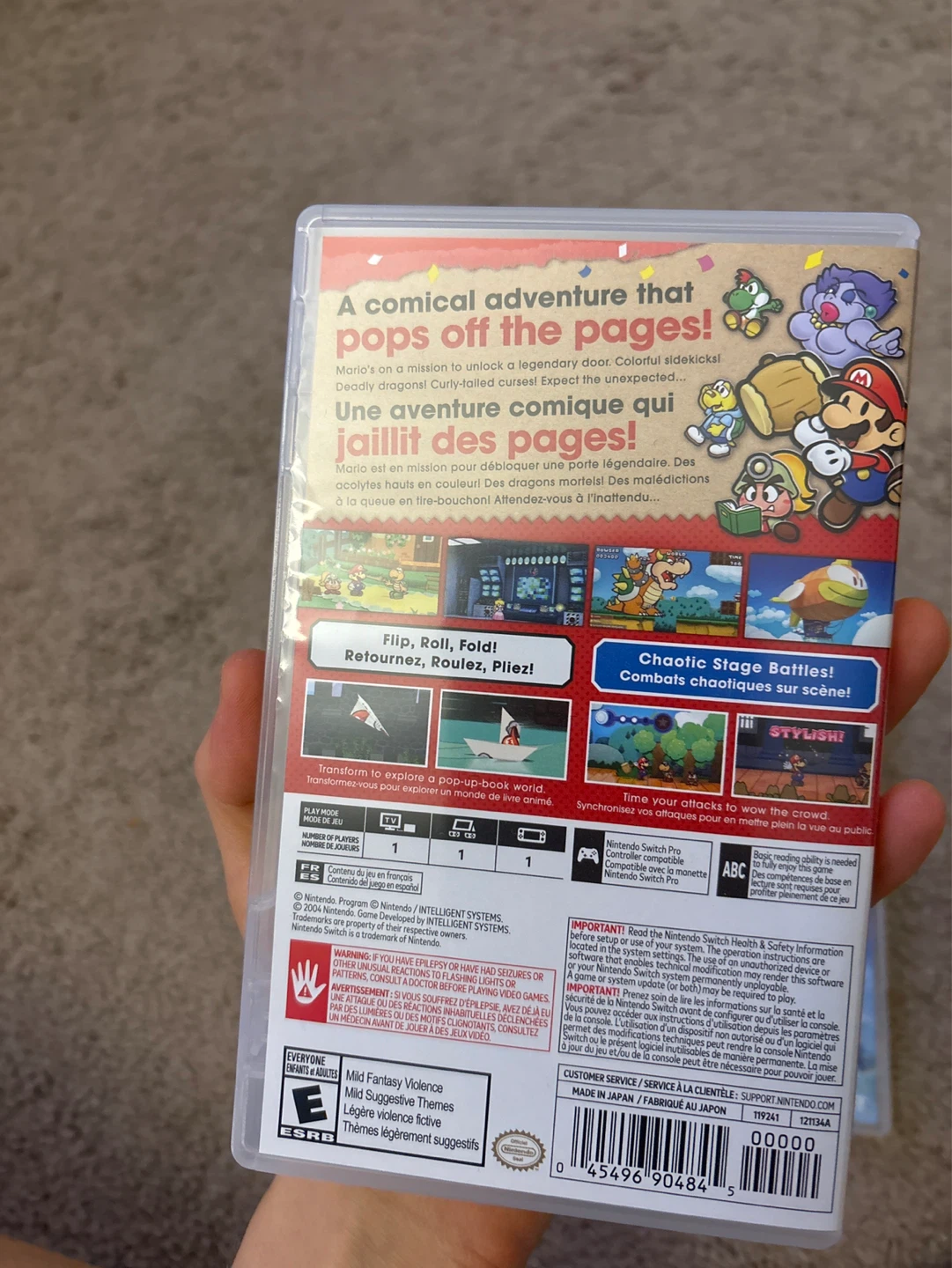 Nintendo Switch Games : Paper Mario & Mario Rabbids - photo 2