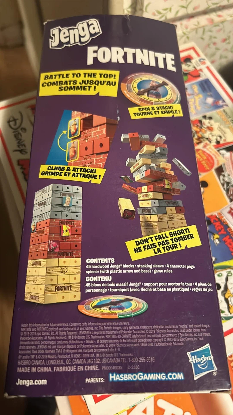 Jenga Fortnite Edition Board Game - photo 2