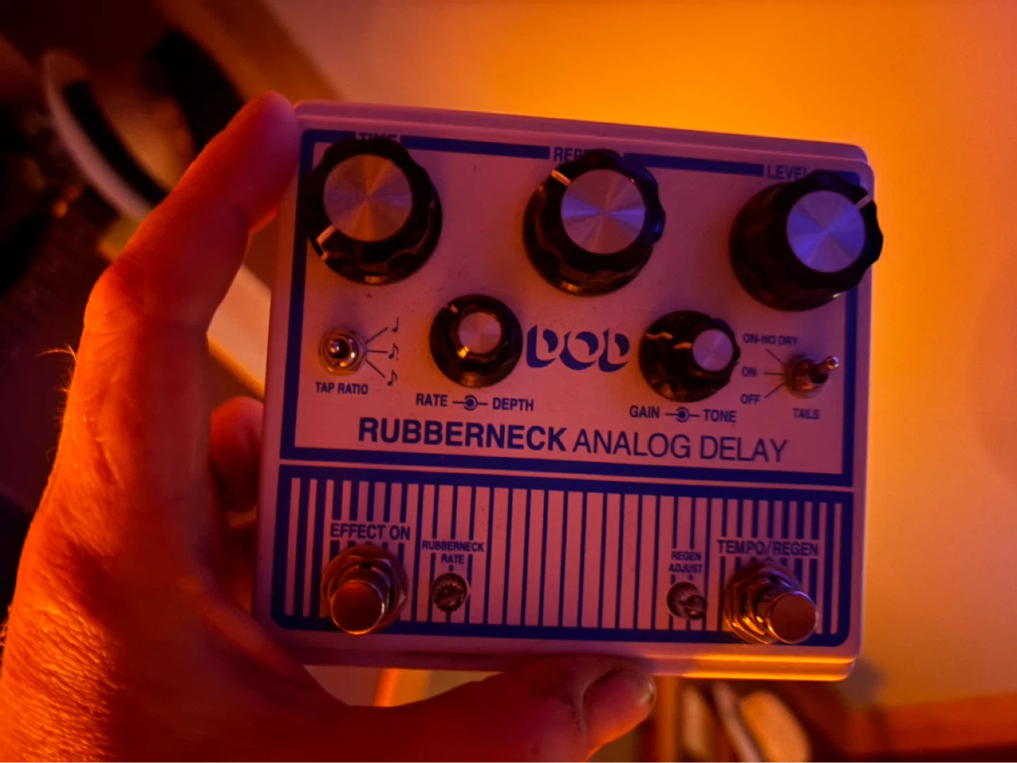 DOD Rubberneck Analog Delay Pedal