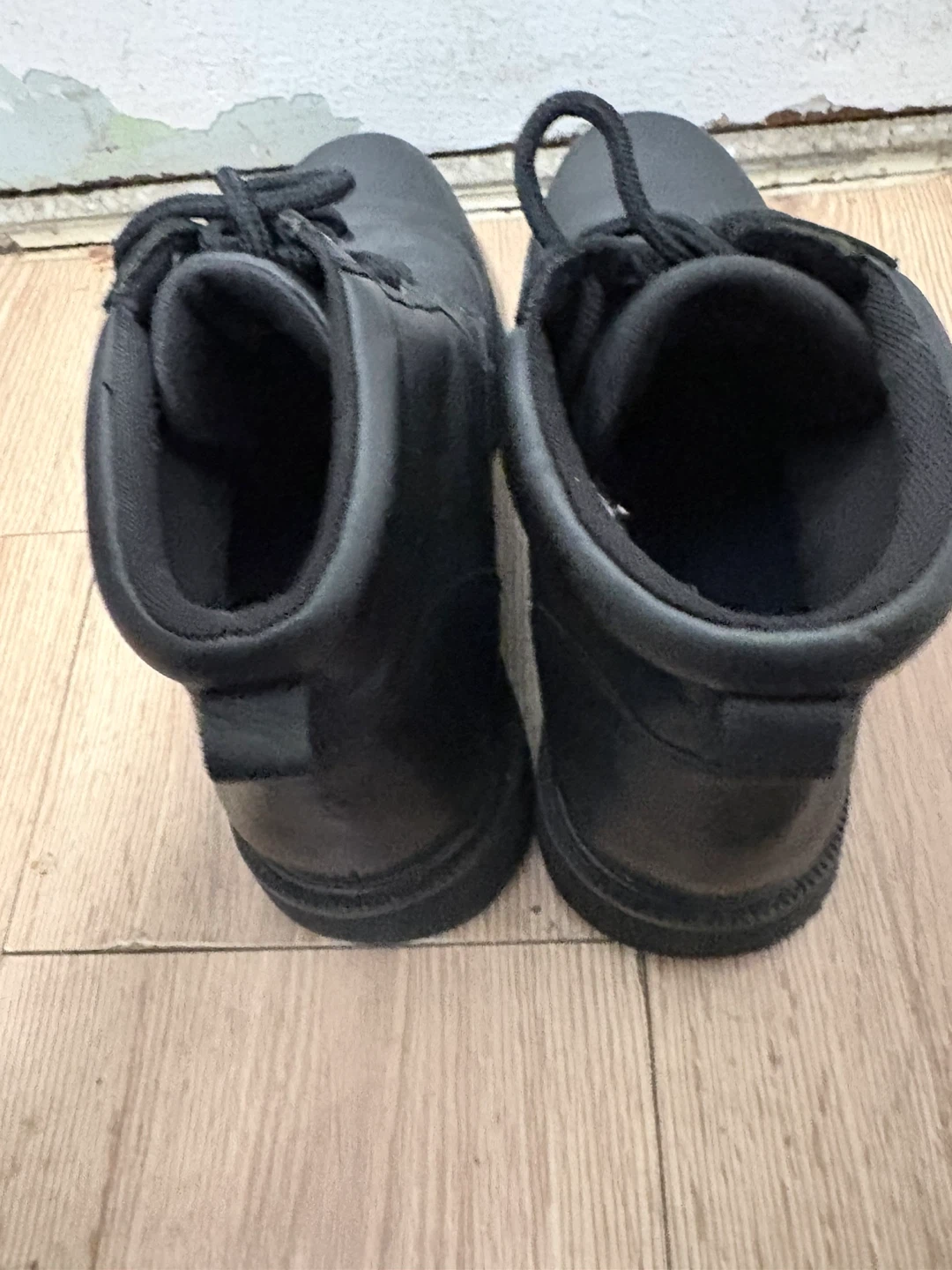 Dr. Scholl's Men's Black Leather Lace-Up Boots - photo 2