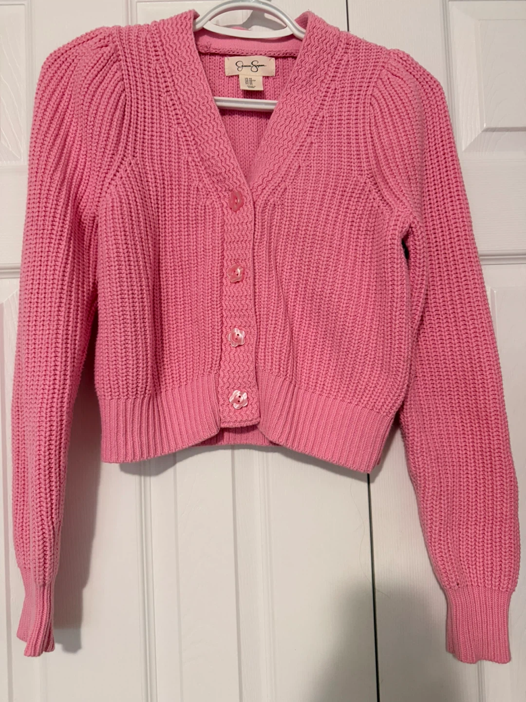 Xs Jessica Simpson Pink Cardigan