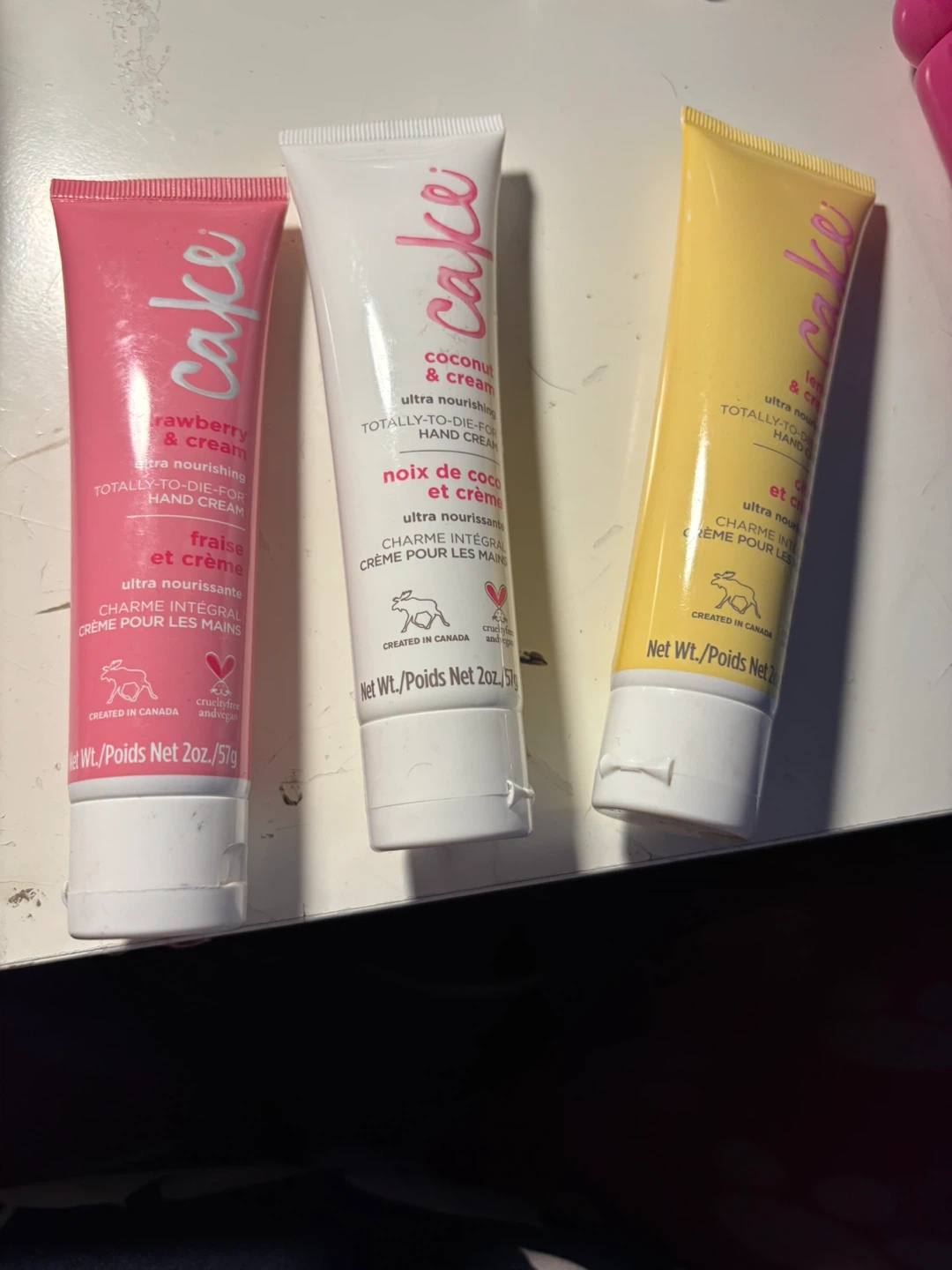 Cake Hand Cream Set - Strawberry, Coconut & Cream