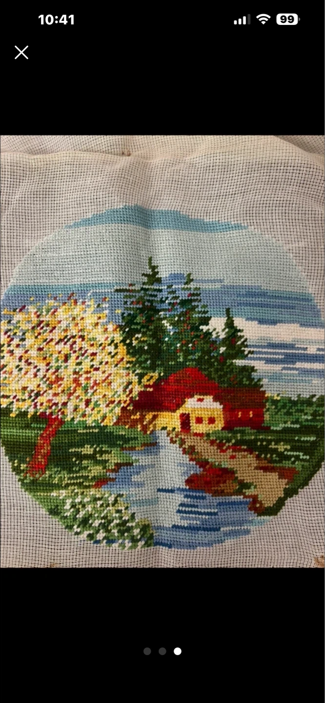 Assorted Needlepoint Canvases with Patterns - photo 3