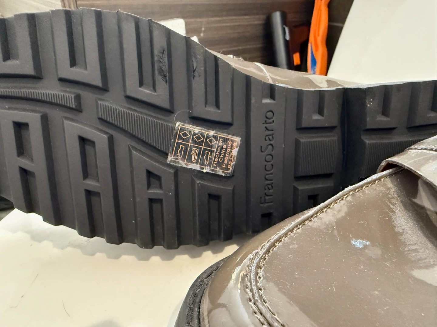 Franco Sarto Cassandra Loafers - Grey Patent Leather - photo 2