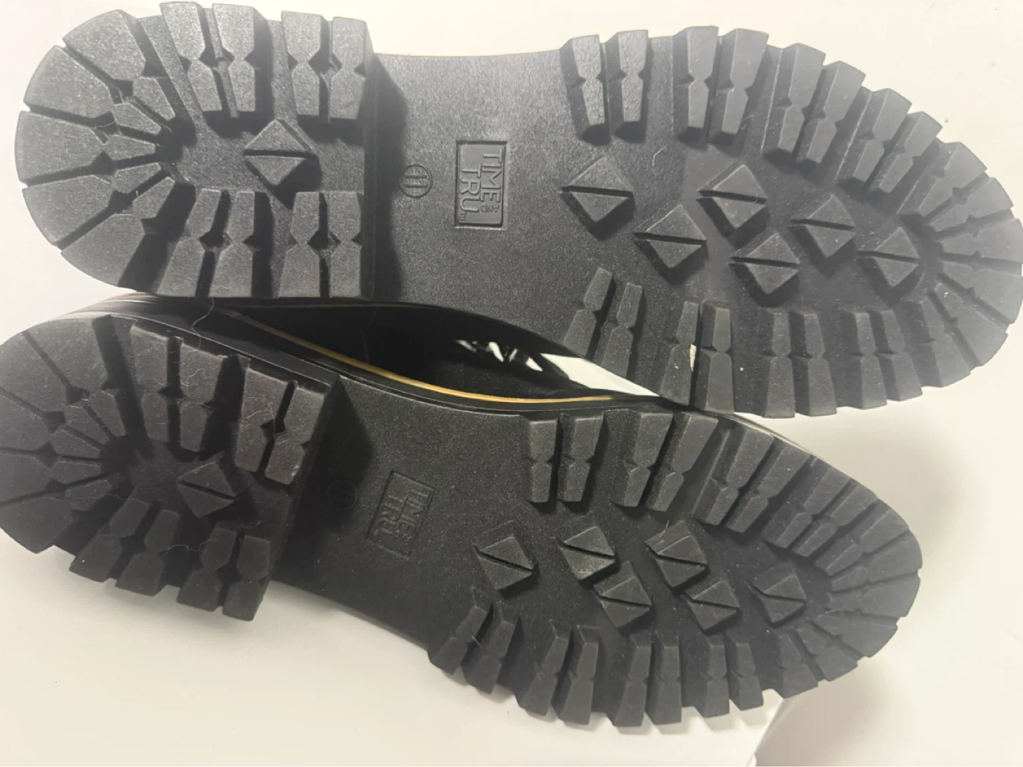 Time and Tru Black Suede Sherpa Lined Boots - Size 11 - photo 4