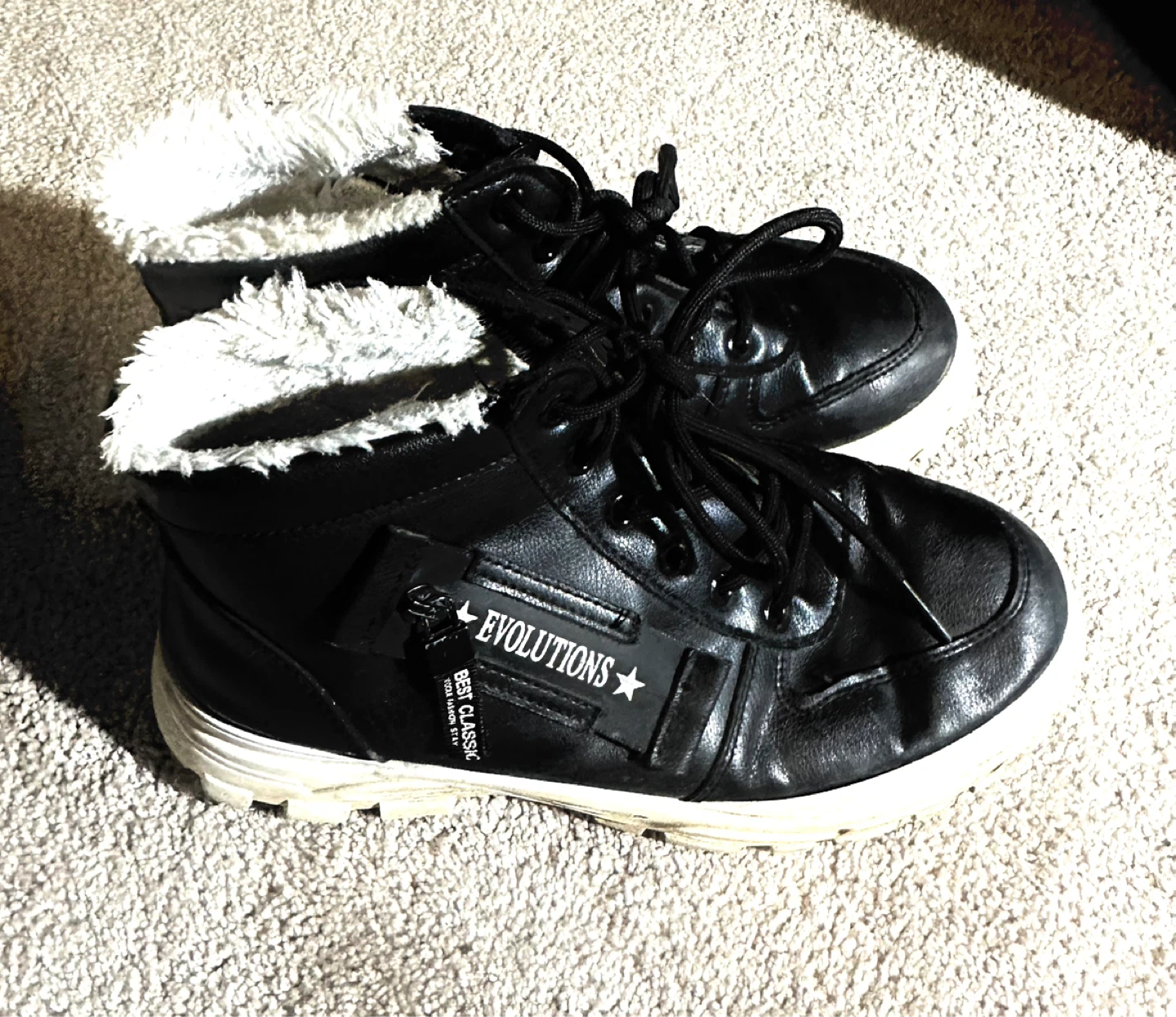 Evolutions Black Winter Boots