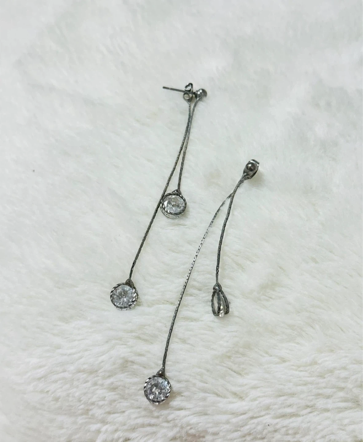 Rhinestone Drop Earrings