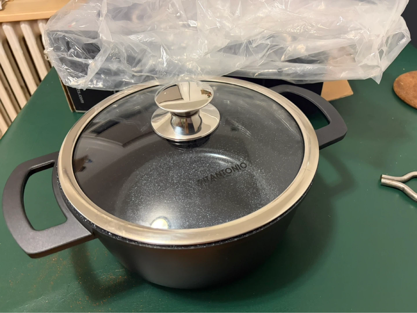 Vitantonio Stock Pot with Glass Lid
