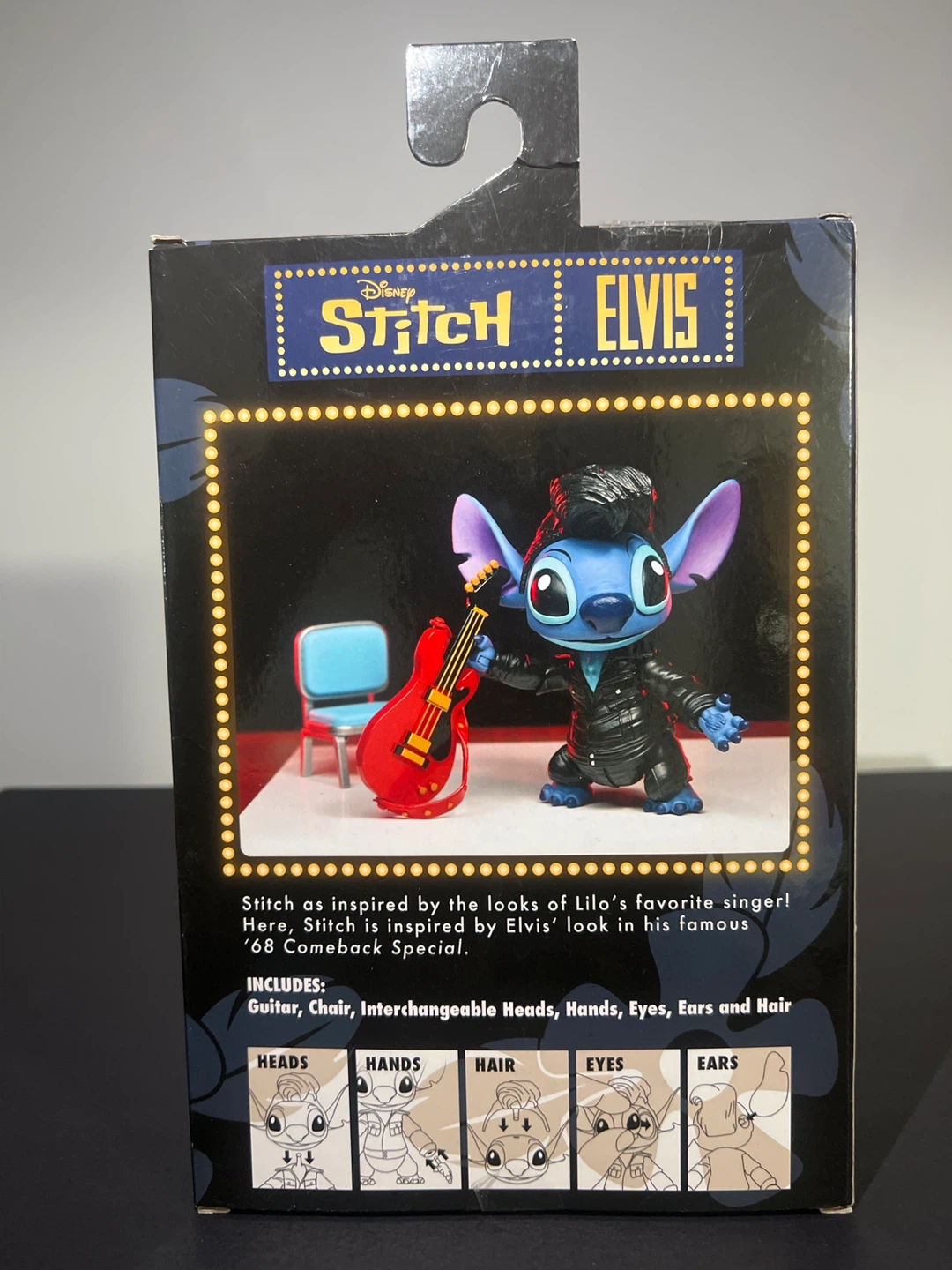 Disney Stitch Elvis Singer Action Figure