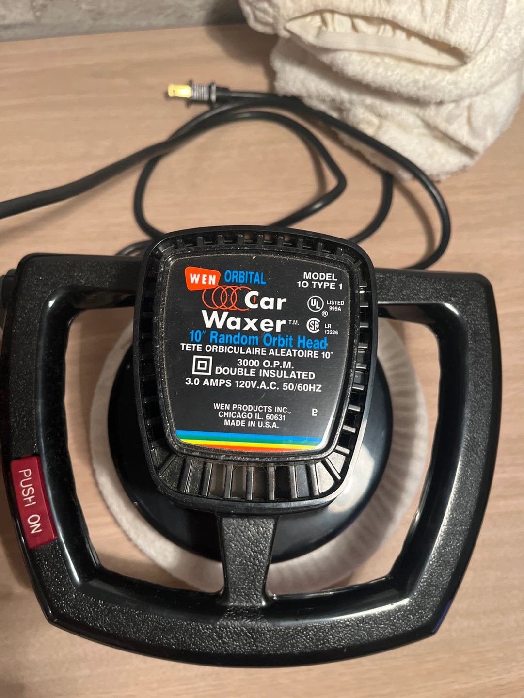 WEN 10" Orbital Car Waxer Polisher - photo 2