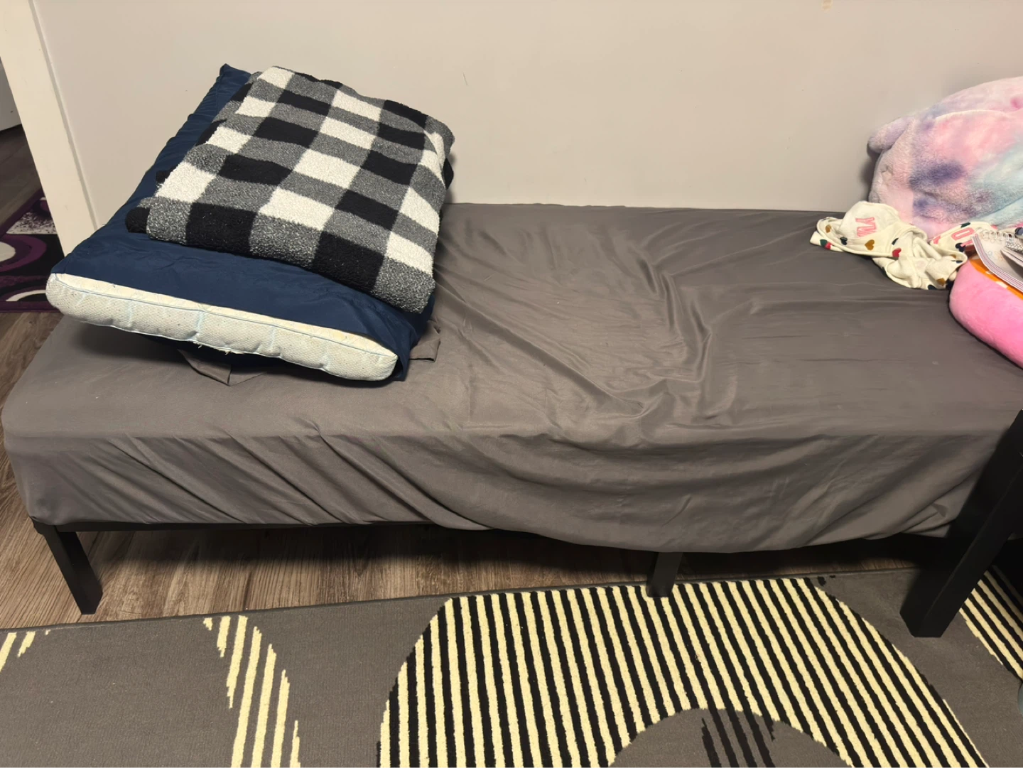Single Bed Frame with Mattress