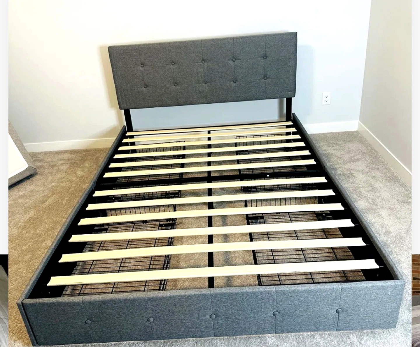Bed queen storage bed - photo 2