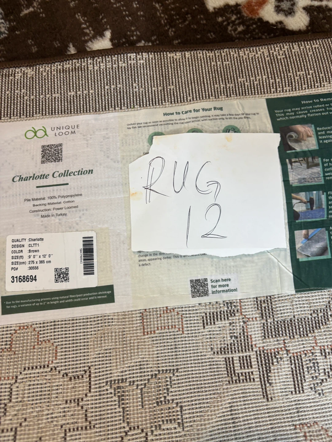 Charlotte Collection Rug - 9' x 12' - photo 5