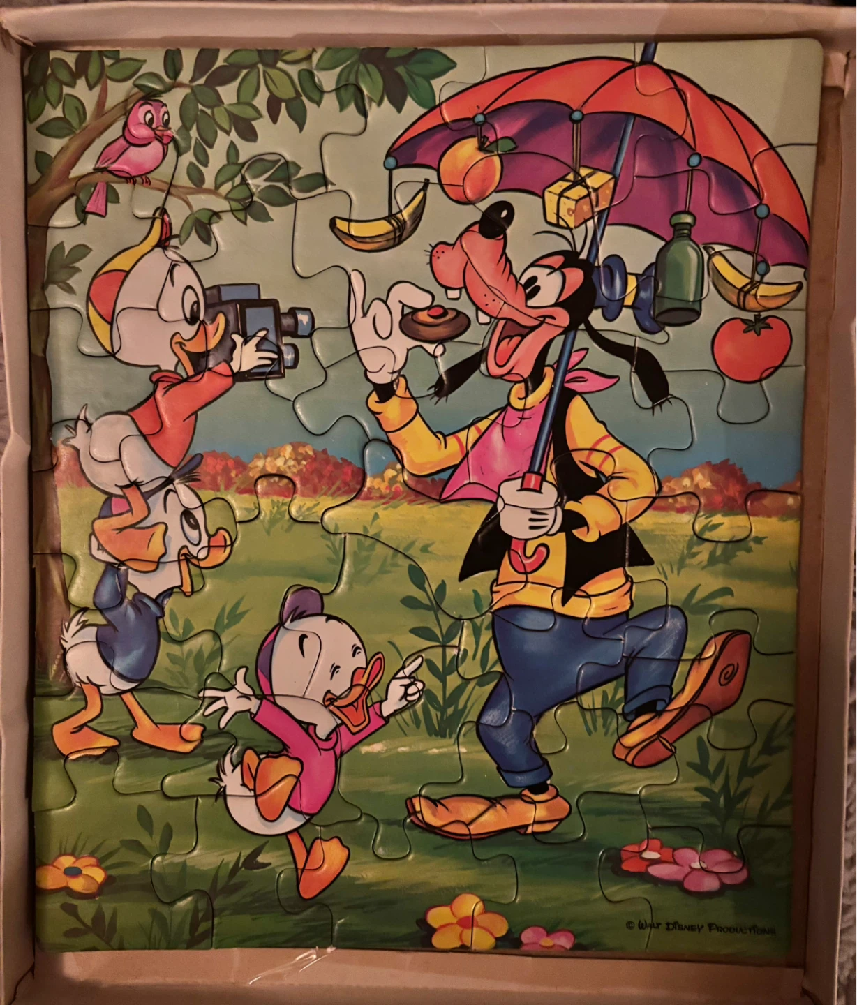 Vintage Walt Disney Goofy 35 Large Chunky Piece Jigsaw Puzzle - photo 2