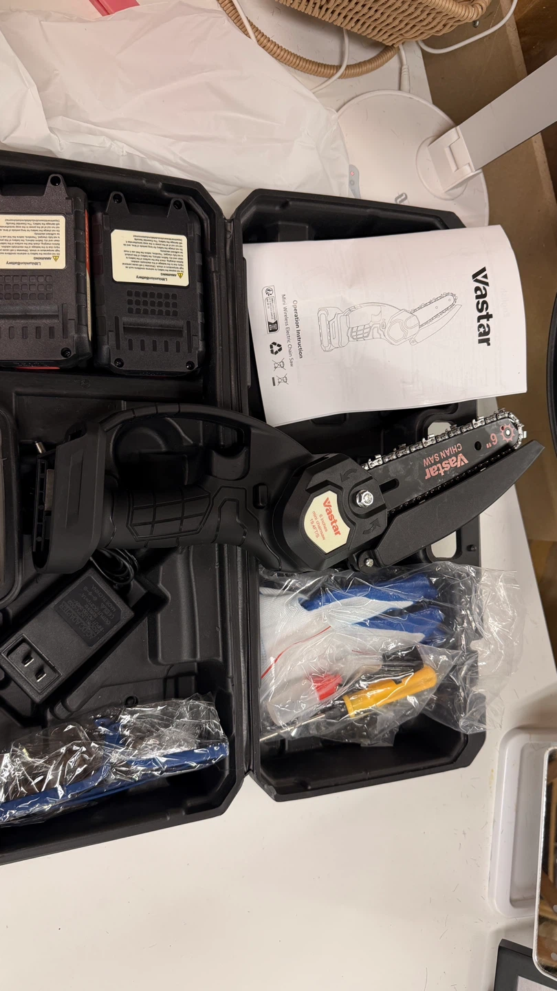 Vastar 6-inch Mini Electric Chainsaw - photo 2