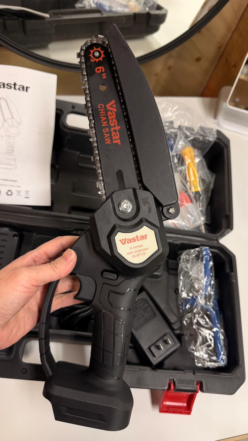 Vastar 6-inch Mini Electric Chainsaw