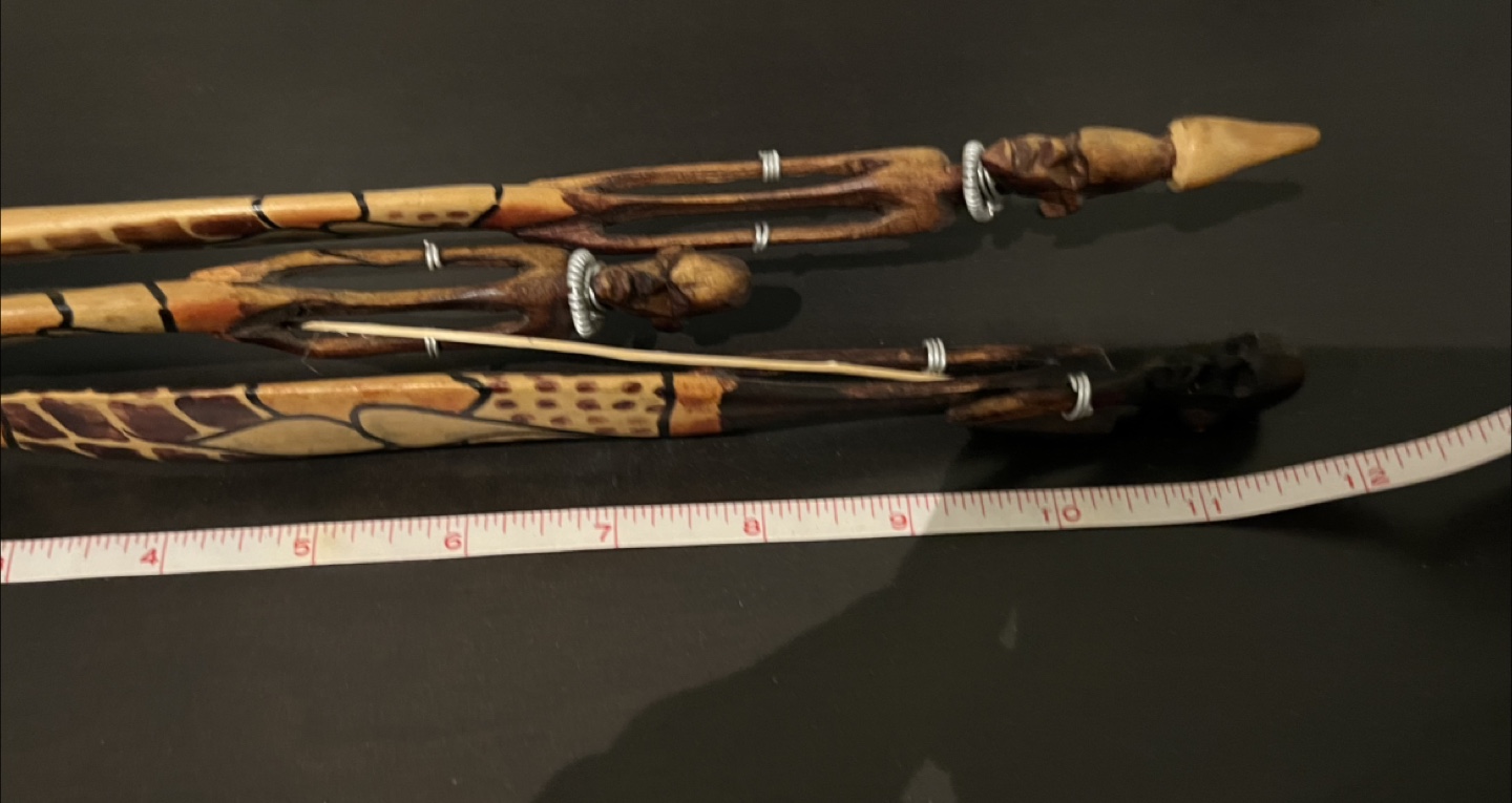 African Wood Carved Figurines - photo 4