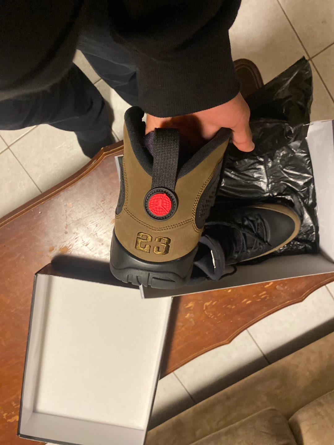 Air Jordan 9 Retro 'Particle Grey' Men's Basketball Shoes - photo 2