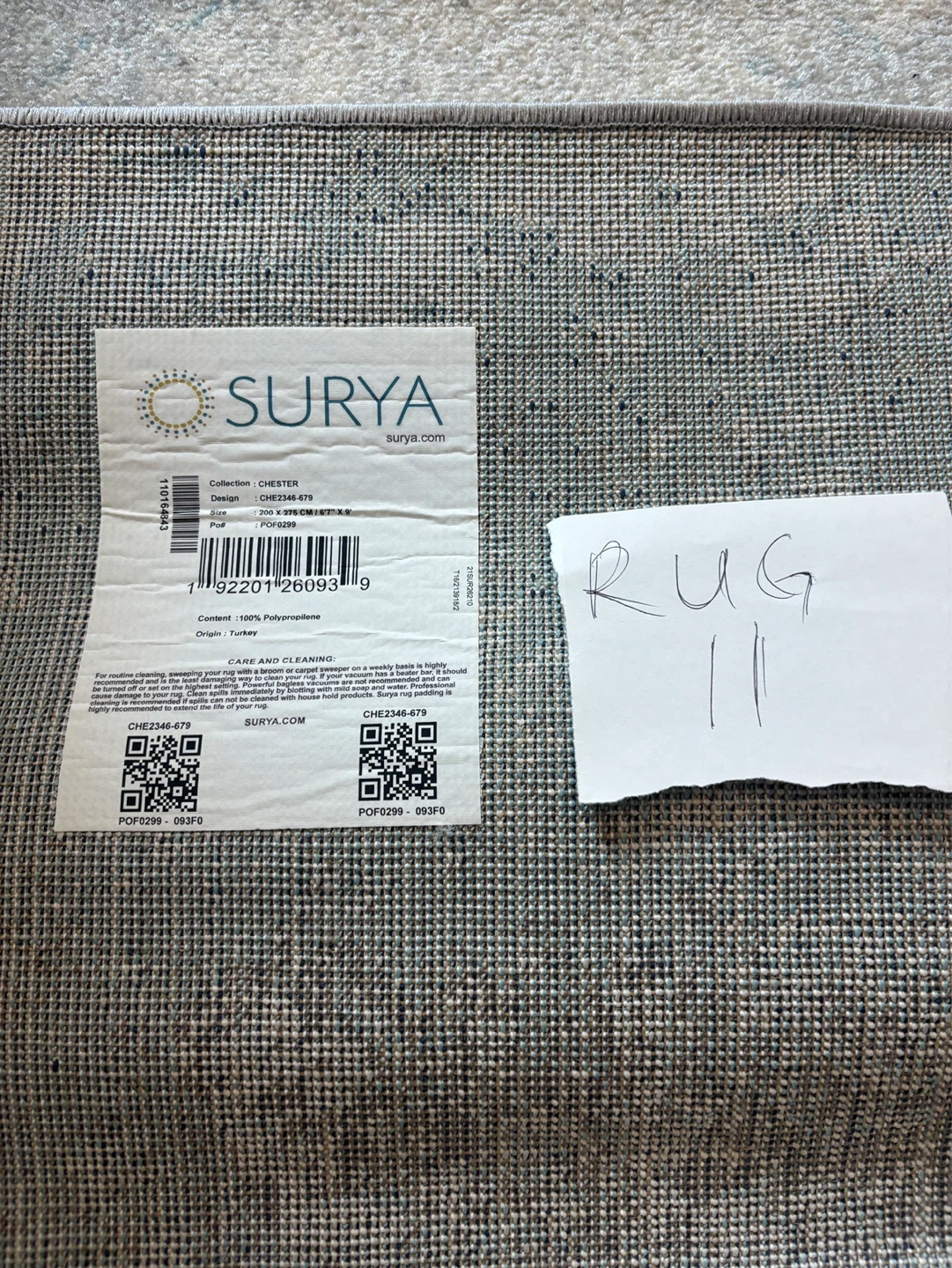 Surya Chester Area Rug 200 x 275 cm - photo 4