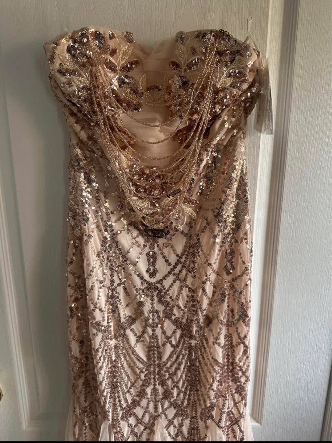 Strapless Formal Gown - Bella Barnett (Sequins) - photo 3
