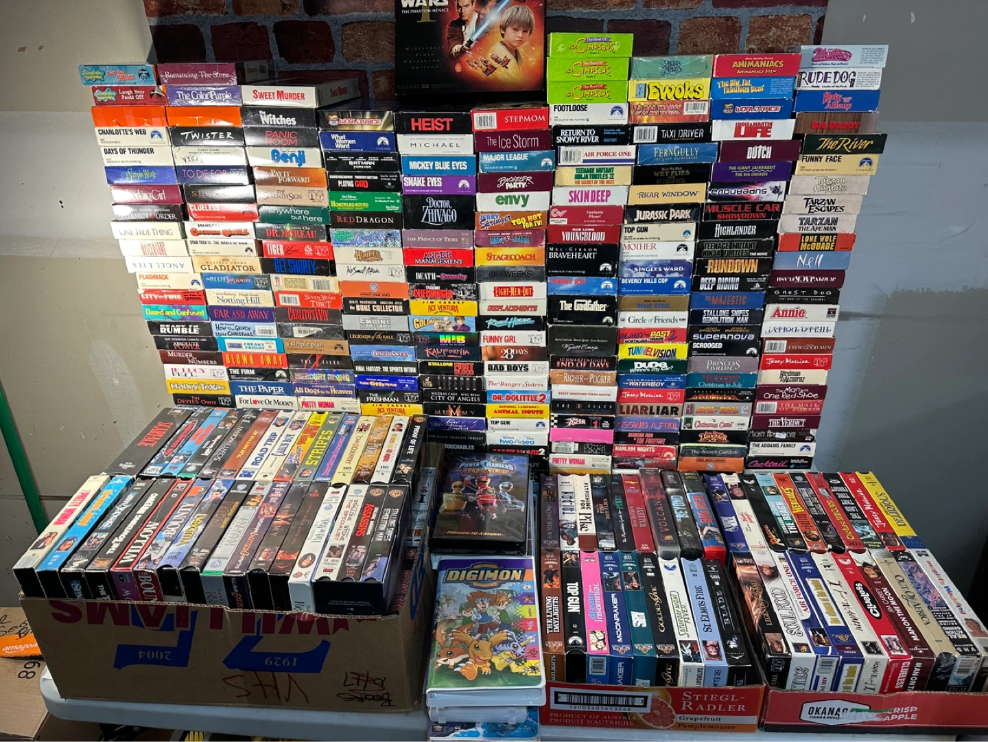 Huge Collection of VHS Tapes 700+ and Storage Units