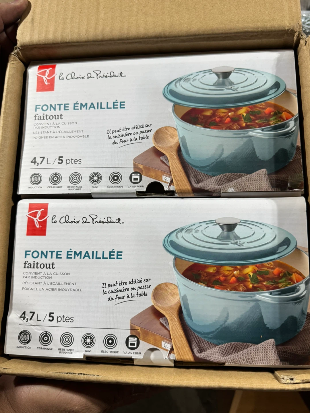 Le Choix du Président Enameled Cast Iron Dutch Oven - 4.7L