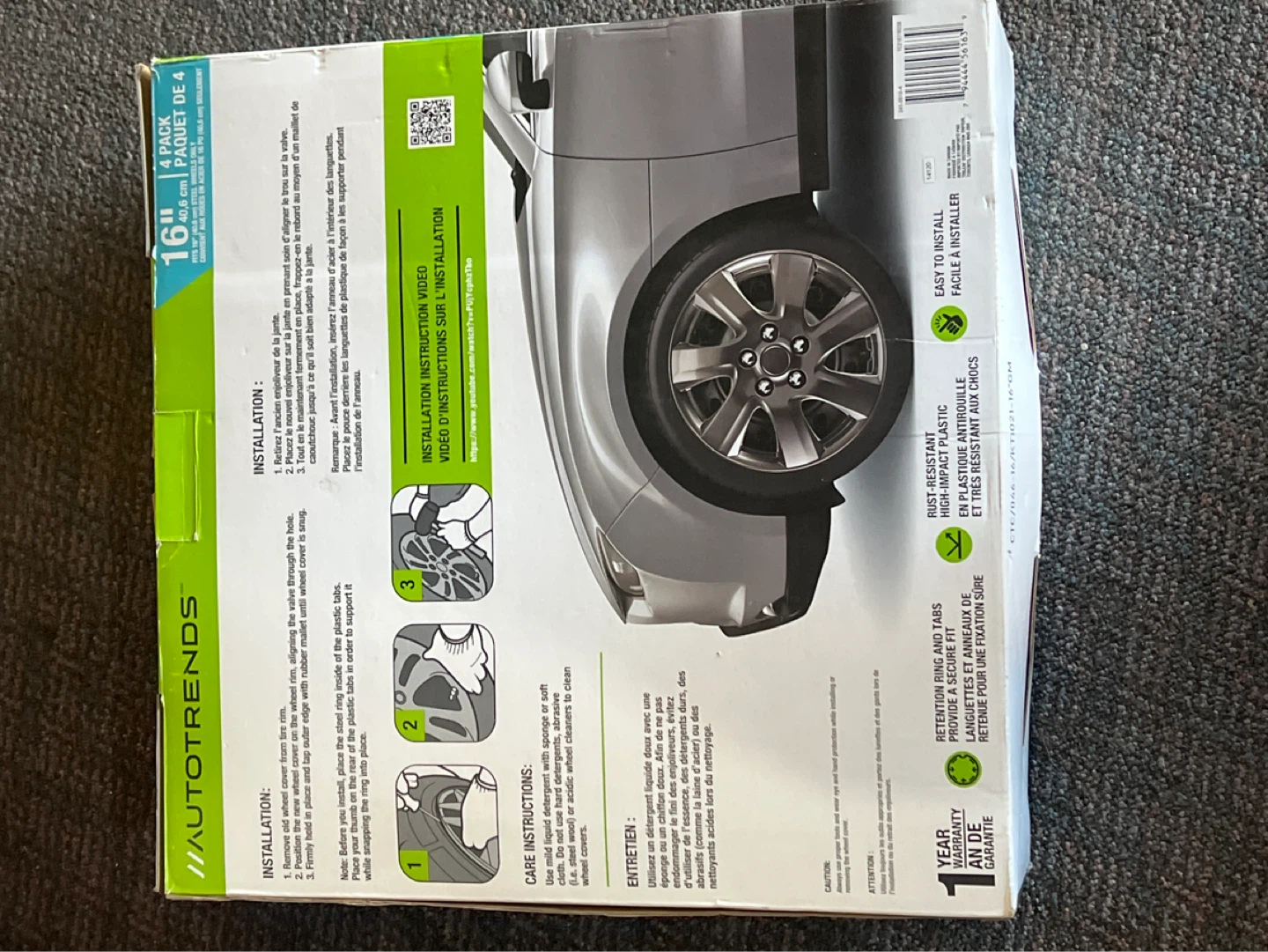 Autotrends 16" Wheel Covers - 4 Pack - photo 3