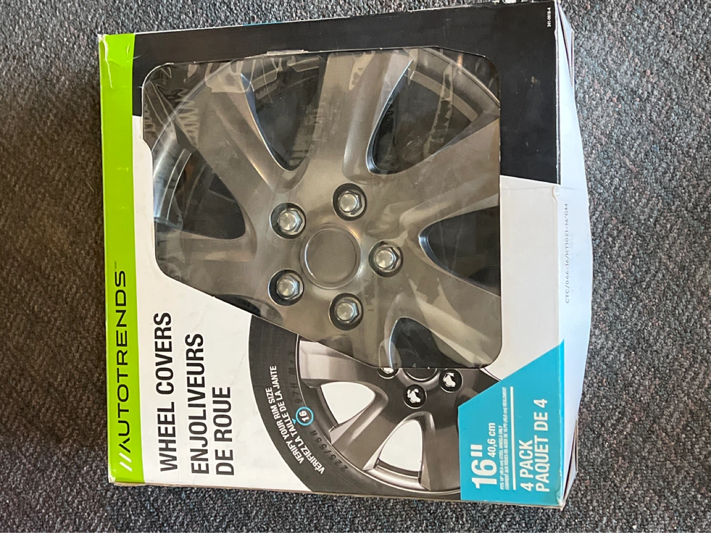 Autotrends 16" Wheel Covers - 4 Pack