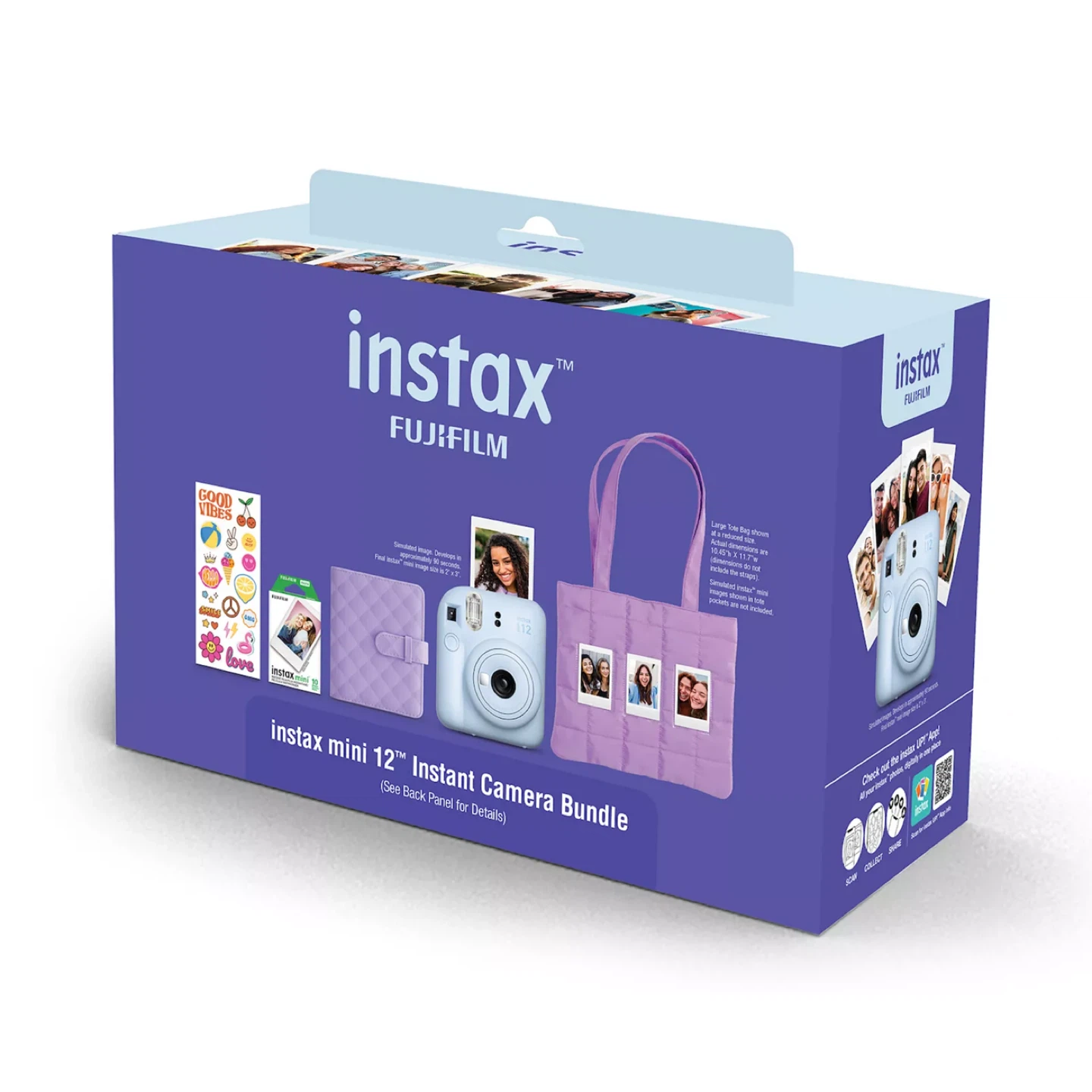 Fujifilm Instax Mini 12 Instant Camera Bundle - Pastel Blue - photo 3